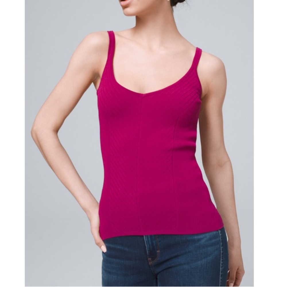 WHBM | Sleeveless V-Neck Tank Knit